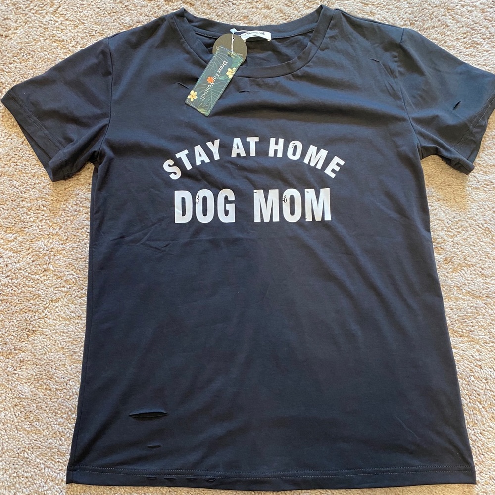 Distressed graphic tee